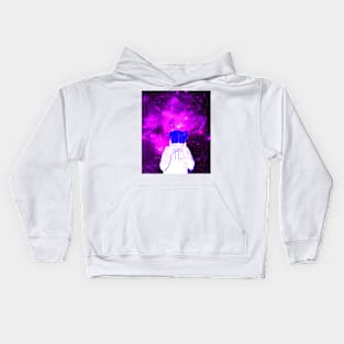 galaxy girl Kids Hoodie